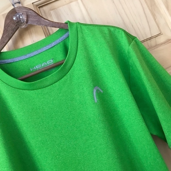 HEAD Hypertek Neon Reflective Performance Tee Size Small - Picture 3 of 7